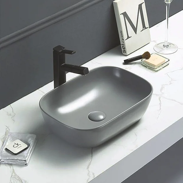 Arezzo Matt Grey Ceramic Unslotted Click Clack Basin Waste 3 Arezzo Matt Grey Ceramic Unslotted Click Clack Basin Waste
