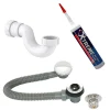 Victorian Plumbing Shower Bath - Installation Pack -Plumbing Supplies Sales ip07 l
