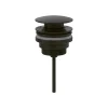 Villeroy & Boch Villeroy And Boch Universal Push Button Basin Waste - Matt Black -Plumbing Supplies Sales line waste l1