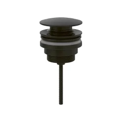 Villeroy & Boch Villeroy And Boch Universal Push Button Basin Waste - Matt Black