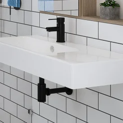 Plumbing Supplies Sales 15 Arezzo Round Matt Black Click Clack Basin Waste + Bottle Trap Pack