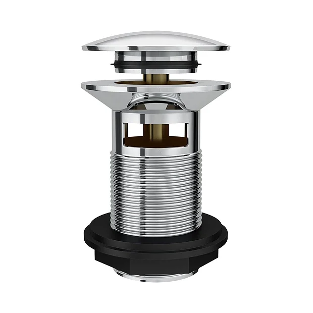 Cruze Bathroom Cruze Slotted Click Clack Basin Waste - Chrome 3 Cruze Bathroom Cruze Slotted Click Clack Basin Waste - Chrome