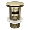 Arezzo Brushed Brass Slotted Click Clack Basin Waste 2 Arezzo Brushed Brass Slotted Click Clack Basin Waste -Plumbing Supplies Sales mbw01bb l2