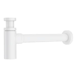 Arezzo Round Matt White Click Clack Basin Waste + Bottle Trap Pack -Plumbing Supplies Sales mwbwbtd2