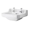 Victorian Plumbing Carlton/Richmond 500mm Small 2 Tap Hole Basin 2 Victorian Plumbing Carlton/Richmond 500mm Small 2 Tap Hole Basin -Plumbing Supplies Sales ncs884 l 1