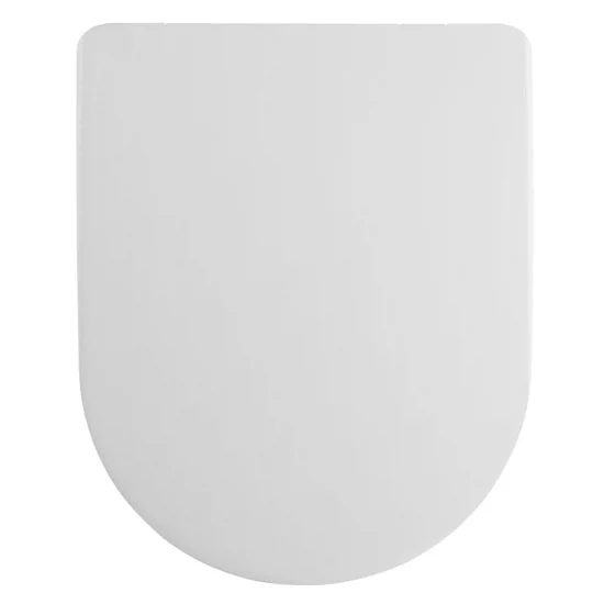 Nuie Luxury D-Shape Soft Close Toilet Seat With Square Edge, Top Fix, Quick Release 4 Nuie Luxury D-Shape Soft Close Toilet Seat With Square Edge, Top Fix, Quick Release - Image 2