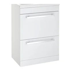 Nuie 600mm Floor Standing Vanity Cabinet (excluding Basin)