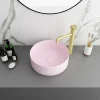 Arezzo Matt Pink Ceramic Unslotted Click Clack Basin Waste -Plumbing Supplies Sales pnkcw02 d2