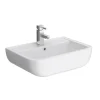 Victorian Plumbing Pro 600 550mm 1TH Ceramic Basin -Plumbing Supplies Sales pot085op l