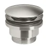 Crosswater MPRO Universal Basin Click Clack Waste - Brushed Stainless Steel Effect -Plumbing Supplies Sales pro0260v l