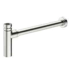 Crosswater Millennium Tall Bottle Trap - Brushed Stainless Steel Effect