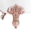 Victorian Plumbing Set Of 4 Rose Gold Ball & Claw Feet For Roll Top Baths -Plumbing Supplies Sales rg4ftbs d1