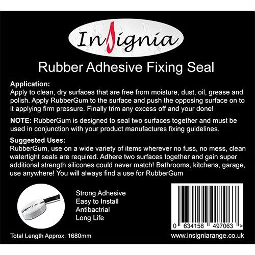 Insignia Sh Insignia RubberGum Adhesive Fixing Seal 6 Insignia Sh Insignia RubberGum Adhesive Fixing Seal - Image 4