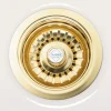 Victorian Plumbing Shaws Of Darwen Basket Strainer Sink Waste - Gold Plated 2 Victorian Plumbing Shaws Of Darwen Basket Strainer Sink Waste - Gold Plated -Plumbing Supplies Sales shabswgld l