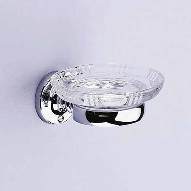 Silverdale Bathroom Silverdale Luxury Berkeley Crystal Soap Dish - Chrome 3 Silverdale Bathroom Silverdale Luxury Berkeley Crystal Soap Dish - Chrome