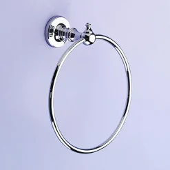 Silverdale Bathroom Silverdale Luxury Berkeley Towel Ring - Polished Chrome