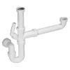 McAlpine Plumbing Product McAlpine 1.5 Bowl Kitchen Sink Plumbing Kit With 1 Nozzle -Plumbing Supplies Sales sk1 l