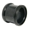 FloPlast 110mm Black Double Socket Pipe Coupling -Plumbing Supplies Sales sp105b l