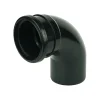 FloPlast 110mm Black 92.5° Single Socket Bend 2 FloPlast 110mm Black 92.5° Single Socket Bend -Plumbing Supplies Sales sp161b l