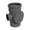 FloPlast 110mm Anthracite Grey Access Pipe