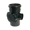 FloPlast 110mm Black Access Pipe 1 FloPlast 110mm Black Access Pipe -Plumbing Supplies Sales sp274b l