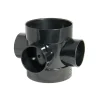 FloPlast 110mm Black Short Boss Pipe