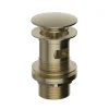 Heritage Bathroom Heritage Clicker Basin Waste - Slotted - Brushed Brass -Plumbing Supplies Sales thbb12