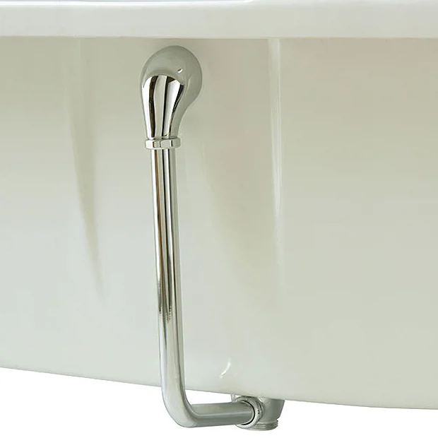 Heritage Bathroom Heritage - Exposed Push-Button Bath Waste - Chrome 4 Heritage Bathroom Heritage - Exposed Push-Button Bath Waste - Chrome - Image 2