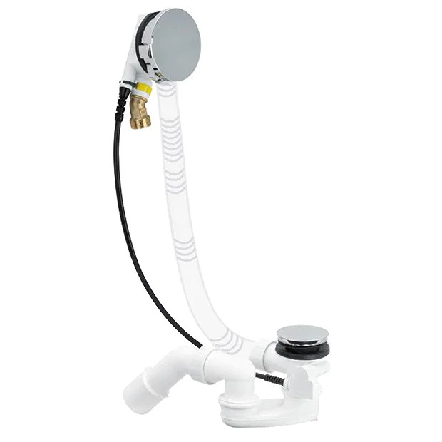 Villeroy & Boch Villeroy And Boch Multiplex Trio Pop-up Bath Filler Waste With Overflow Chrome 4 Villeroy & Boch Villeroy And Boch Multiplex Trio Pop-up Bath Filler Waste With Overflow Chrome - Image 2