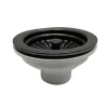 Venice Matt Black Plastic Basket Strainer Kitchen Sink Waste 1 Venice Matt Black Plastic Basket Strainer Kitchen Sink Waste -Plumbing Supplies Sales vnkbs545 d1
