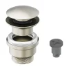 Venice Brushed Nickel Universal Click Clack/Freeflow Basin Waste -Plumbing Supplies Sales vpwrbw070550 l