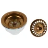 Venice Copper Basket Strainer Kitchen Sink Waste -Plumbing Supplies Sales vwas083 d1
