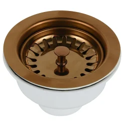 Venice Copper Basket Strainer Kitchen Sink Waste 4 Venice Copper Basket Strainer Kitchen Sink Waste -Plumbing Supplies Sales vwas083 l