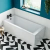 Arezzo Matt Black Easy Clean Click Clack Bath Waste With Overflow -Plumbing Supplies Sales wa900ek detail01