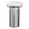Bristan Round Unslotted Clicker Basin Waste - Chrome -Plumbing Supplies Sales wbasin05c l