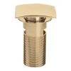 Bristan Square Slotted Clicker Basin Waste - Gold -Plumbing Supplies Sales wbasin06g l