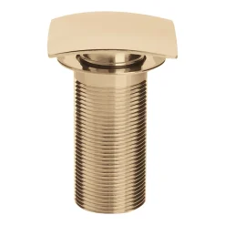 Bristan Square Unslotted Clicker Basin Waste - Gold