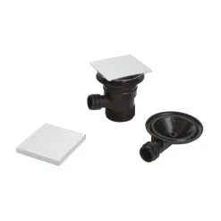 Bristan - Square Clicker Bath Waste With Overflow