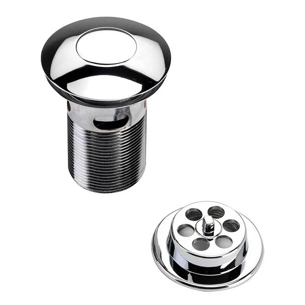 Bristan Round Push Button Slotted Bath Waste 3 Bristan Round Push Button Slotted Bath Waste