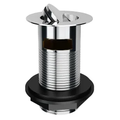 Victorian Plumbing Chrome Slotted Flip Top Basin Waste