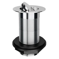 Victorian Plumbing Chrome Unslotted Flip Top Basin Waste