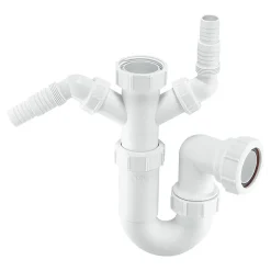 McAlpine Plumbing Product McAlpine Sink Trap With Twin 135° Domestic Appliance Nozzles