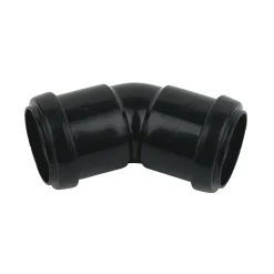 FloPlast 40mm Black Push-Fit 135° Bend