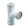 FloPlast 40mm White Push-Fit Tee -Plumbing Supplies Sales wp22w l 1