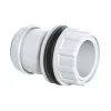 FloPlast 40mm White Push-Fit Tank Connector -Plumbing Supplies Sales wp60w l 1