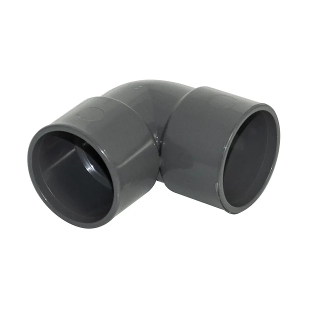FloPlast 40mm Anthracite Grey ABS 90° Bend 3 FloPlast 40mm Anthracite Grey ABS 90° Bend