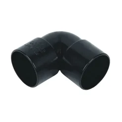 FloPlast 32mm Black ABS 90° Bend