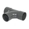 FloPlast 32mm Anthracite Grey ABS Tee -Plumbing Supplies Sales ws22ag l 1