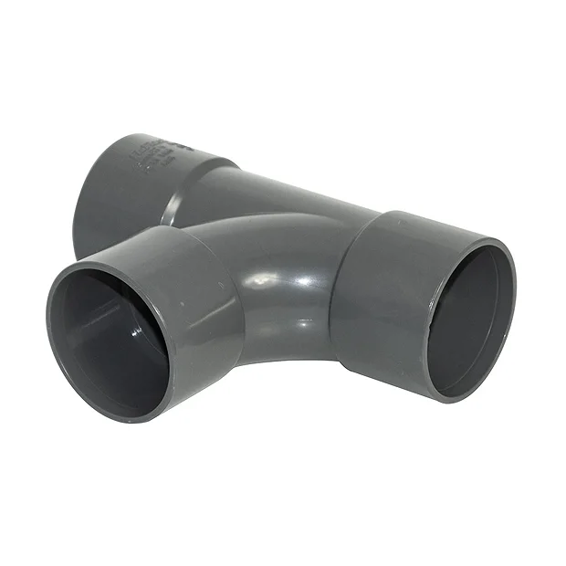 FloPlast 40mm Anthracite Grey ABS Tee 3 FloPlast 40mm Anthracite Grey ABS Tee