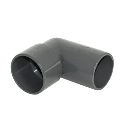 FloPlast 40mm Anthracite Grey ABS 90° Conversion Bend